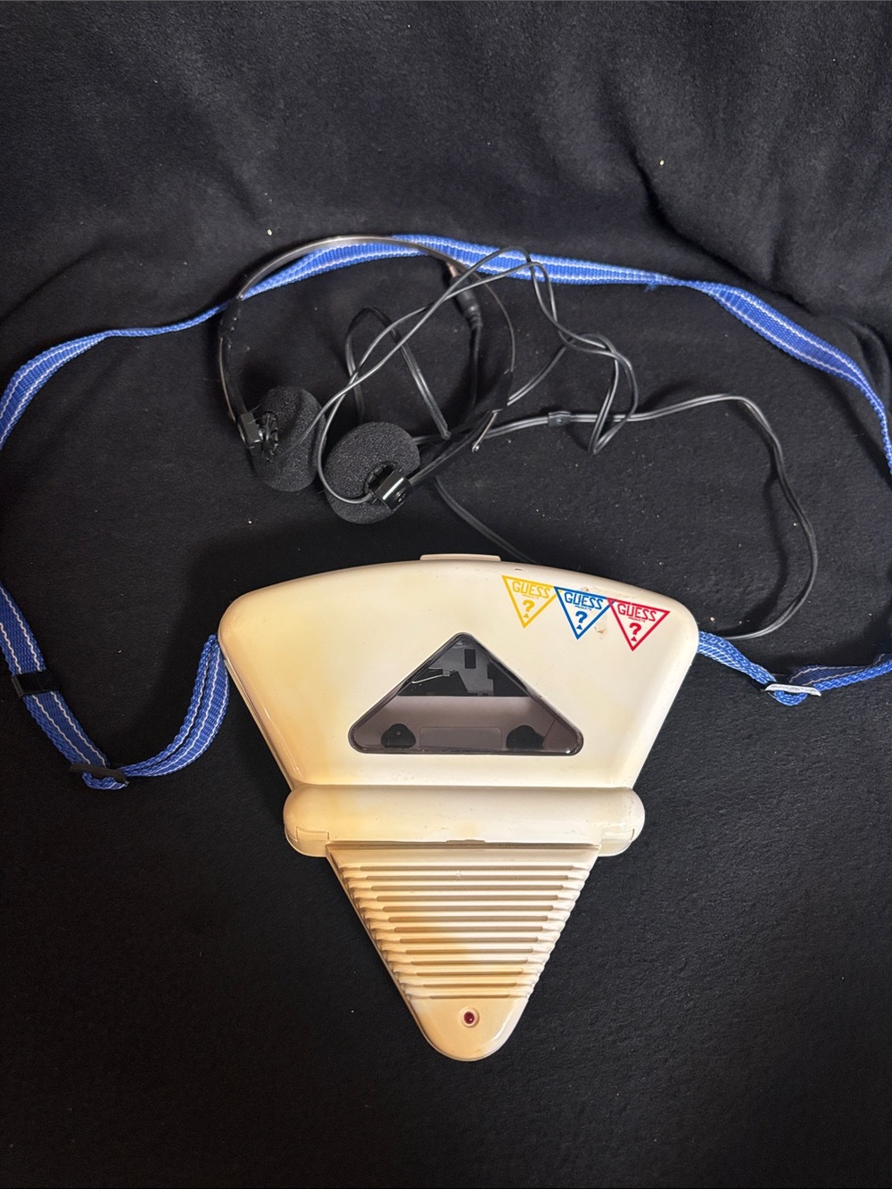 Vintage Guess Brand Personal Cassette Player with Headphones